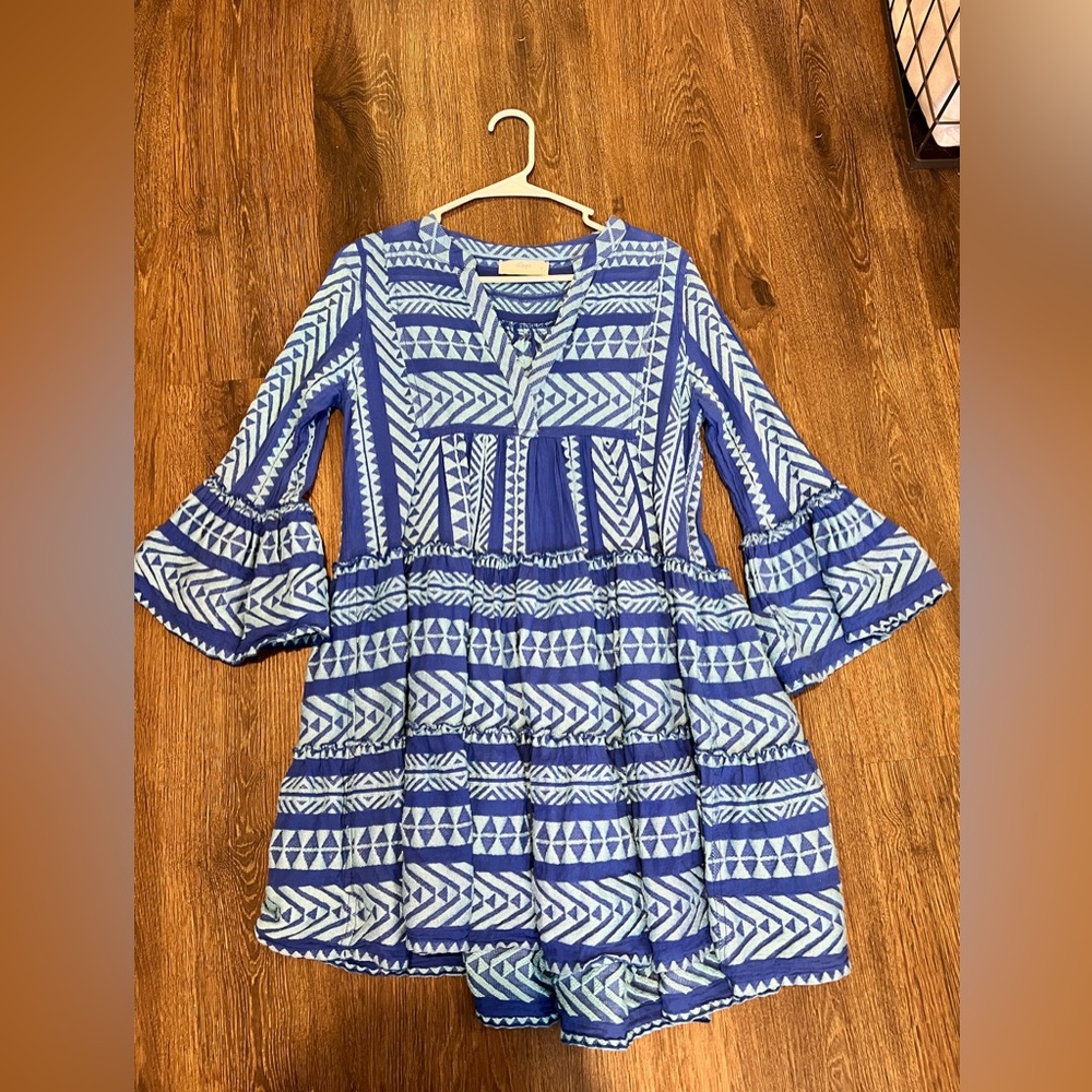 Devotion twins embroidered tunic dress! Barely worn